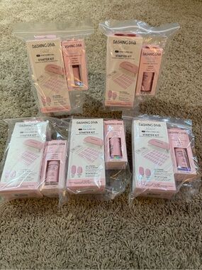 Bundle Of 10: Dashing Diva Glaze LED Semi-Cured Gel Starter Kit + Remover